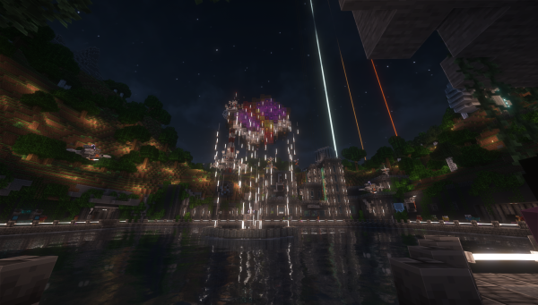 Der Eingang zur Everdeep Cyberpunk City 