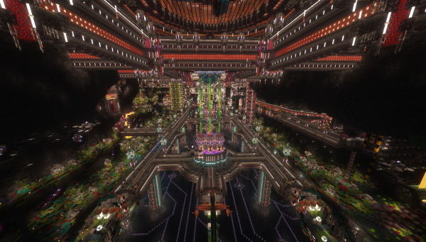 Nether Core XP Aurum Factory, Dimenstionstor